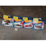 4x Hotwheels diecast '2004 First Editions', comprising of; 50/100 Crooze Slikt Back, 46/100 Crooze