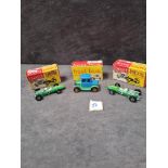 3x boxed Best Box diecast vehicles, comprising of; 2x#2520 Lotus Form I-3L & # 2505 T-Ford 1919