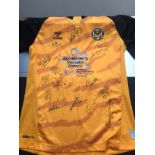 Newport County Signed Home Shirt Complete With Certificate Of Authenticity