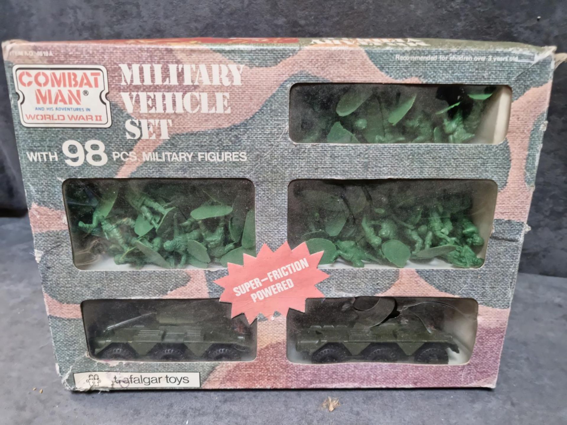 Trafalgar Toys #4619a Military Vehicle Set With 98 Piece Military Figures - Bild 3 aus 3