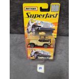 Matchbox Superfast diecast #3 Jeep Wrangler with box in unopened bubble card