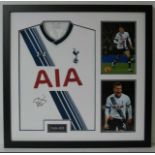 Dele Alli Signed And Framed Tottenham Hotspur Shirt Complete With Certificate Of Authenticity Aftal