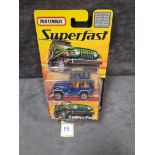 Matchbox Superfast diecast #29 Jeep Wrangler with box in unopened bubble card