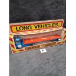 Crescent Long Vehicles diecast #1353 ariculated vehicle with detachable trailer in box (celophane is