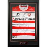 Gloucester Squad Signed 19/20 Framed Shirt Complete With Certificate Of Authenticity