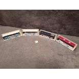 4x Rietze Coaches/Buses in boxes comprising of; 3x Rietze 90443 Nurnberg & 1x 90518 Altdorf/ Nbg