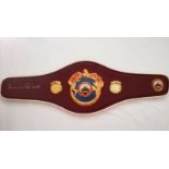 Chris Eubank Snr Signed WBO Mini Belt Complete With Certificate Of Authenticity