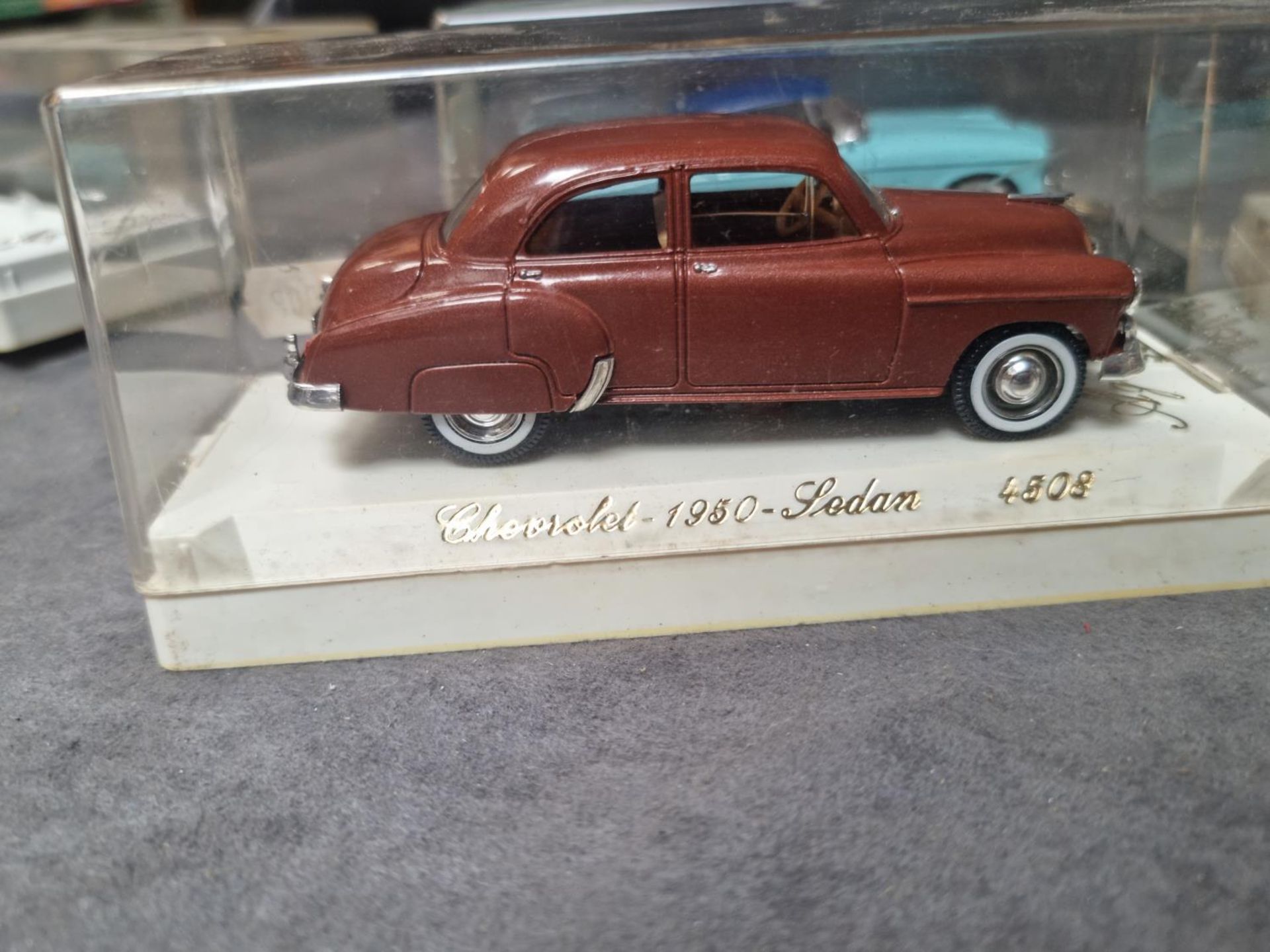 6 x Solido Diecast Models In Perspex Display Box Comprising Of Solido 1:43 4508 Chevrolet 1950 - Bild 3 aus 7