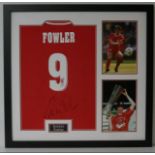 Robbie Fowler Signed Liverpool Shirt Complete With Certificate Of Authenticity Aftal