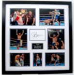 Carl Frampton Signed And Framed Display Complete With Certificate Of Authenticity Aftal