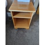 2x Pine Bedside Cabinets With Shelf W 425mm D 520mm H 580mm (7)