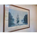 Limited Edidtion Signed Print Return To Frenchmans Creek By Thomas Gower (English, 1938) In Wooden