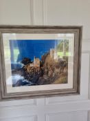 2x Prints Of The Local Area In White Washed Wooden Frame W 620mm H 720mm