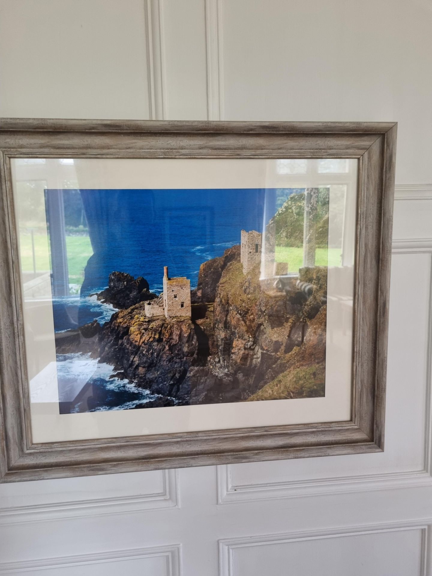 2x Prints Of The Local Area In White Washed Wooden Frame W 620mm H 720mm