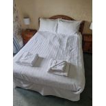 Divan Double Bed With Pine Headboard and Mattress L 1900mm X W 1400mm (15)