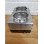 Buffalo stainless steel table top Bain Marie model SO77B