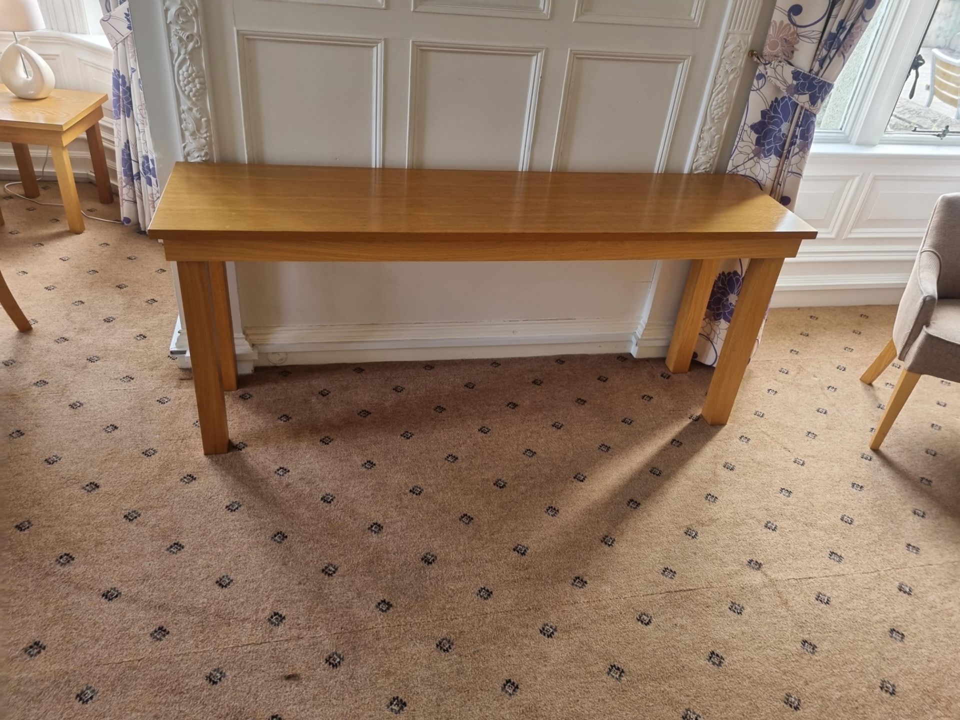 Pine Console Table W 1800mm D 470mm H750mm - Image 2 of 2