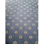 Blue Patterned Carpet In Dining Area 9m X 5m