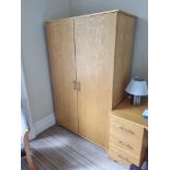 Double Door Pine Wardrobe W 1240mm D 600mm H 1910mm (12)