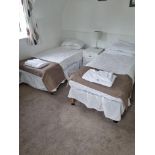 Pair Of Single Divan Bed With Mattress D 1900mm W 900mm (48)