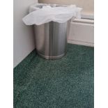 10x Stainless Steel Waste Bin