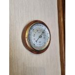 Shortland Wooden And Brass Wall Mounted Barometer This is a stylish, traditional, vintage
