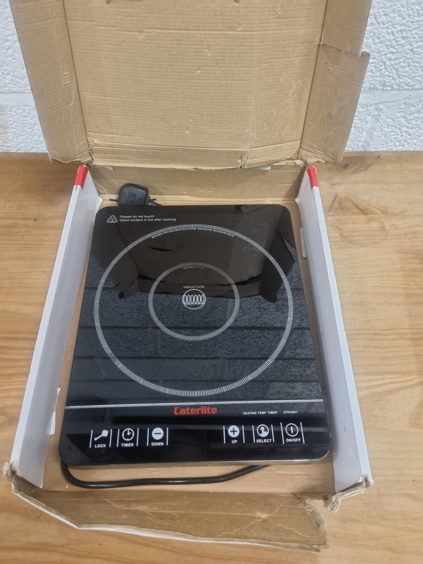 Caterlite induction hob table top cooker still in box