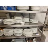 A Quantity Of Churchill, Steellite and Olympia Bowls, Pasta Bowls, Dinner Plates and Side Plates