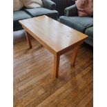 Pine Coffee Table W 900mm D 470mm X H 500mm