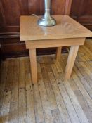 3 X Pine Side Tables W 470mm D 470mm H 500mm