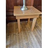 3 X Pine Side Tables W 470mm D 470mm H 500mm