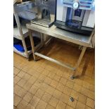 Stainless Steel Preparation Table With Back Splash W760mm X D 790mm X H 700mm