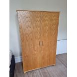 Double Door Pine Wardrobe W 1240mm D 660mm H 1910mm (4)