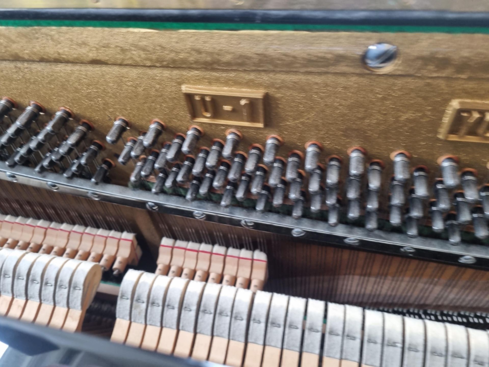 Young Chang Akki Co. Korea Model U-1 Upright Strung Piano In Black Laquer Complete With Piano - Image 4 of 9