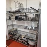 Five Tier Galvanised Storage Rack W 1800mm X 450mm X 2200mm