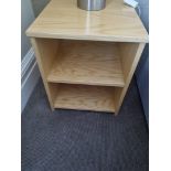2x Pine Bedside Cabinets With Shelf W 410mm D 460mm H 500mm (16)