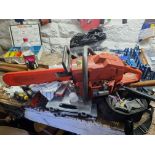 Husqvarna 61 Professional Petrol Chainsaw Cylinder displacement 61.5 cmÂ³ Power output 2.9 kW