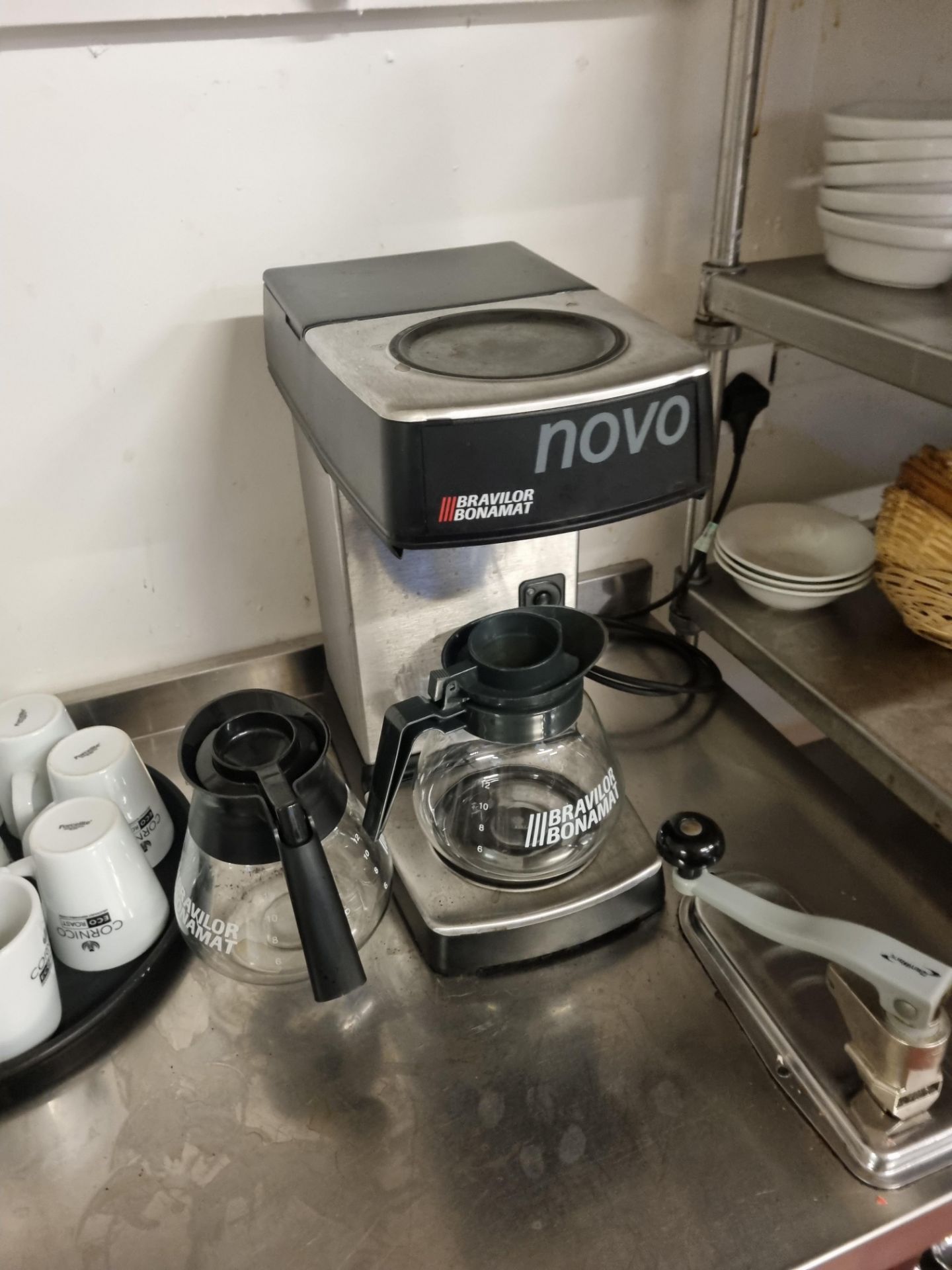 Bravilor Bonamat Novo Coffee Percolator Complete With 2 Glass Jugs