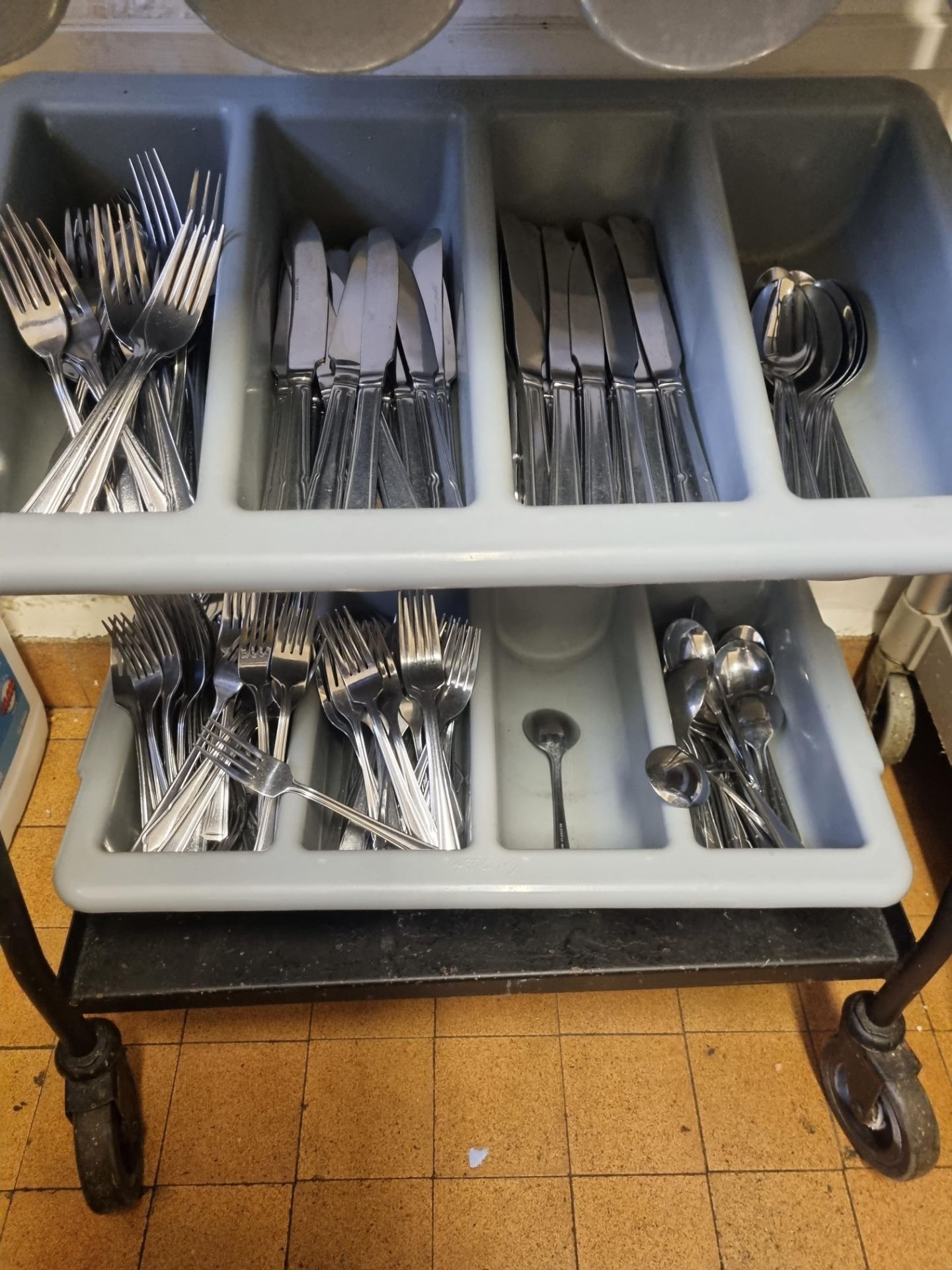 Large Quantity Of Stainless Steel Cutlery as photographed - Image 2 of 2