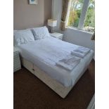 Double Divan Bed With Mattress D 1900mm W 1400mm (14)
