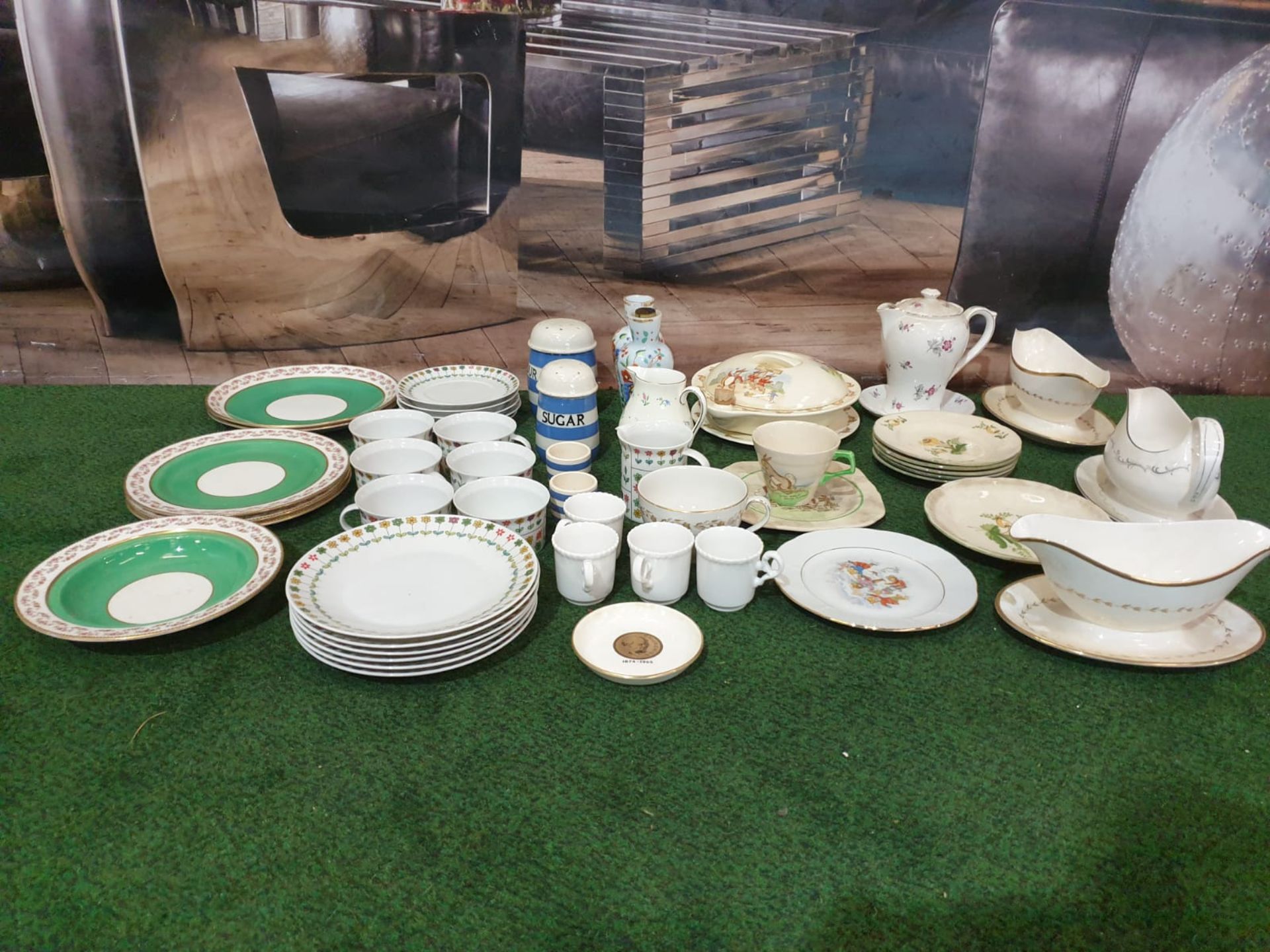 A Large quantity of tableware various patterns and manufacturers including Royal Doulton, Shelley, H - Image 2 of 15