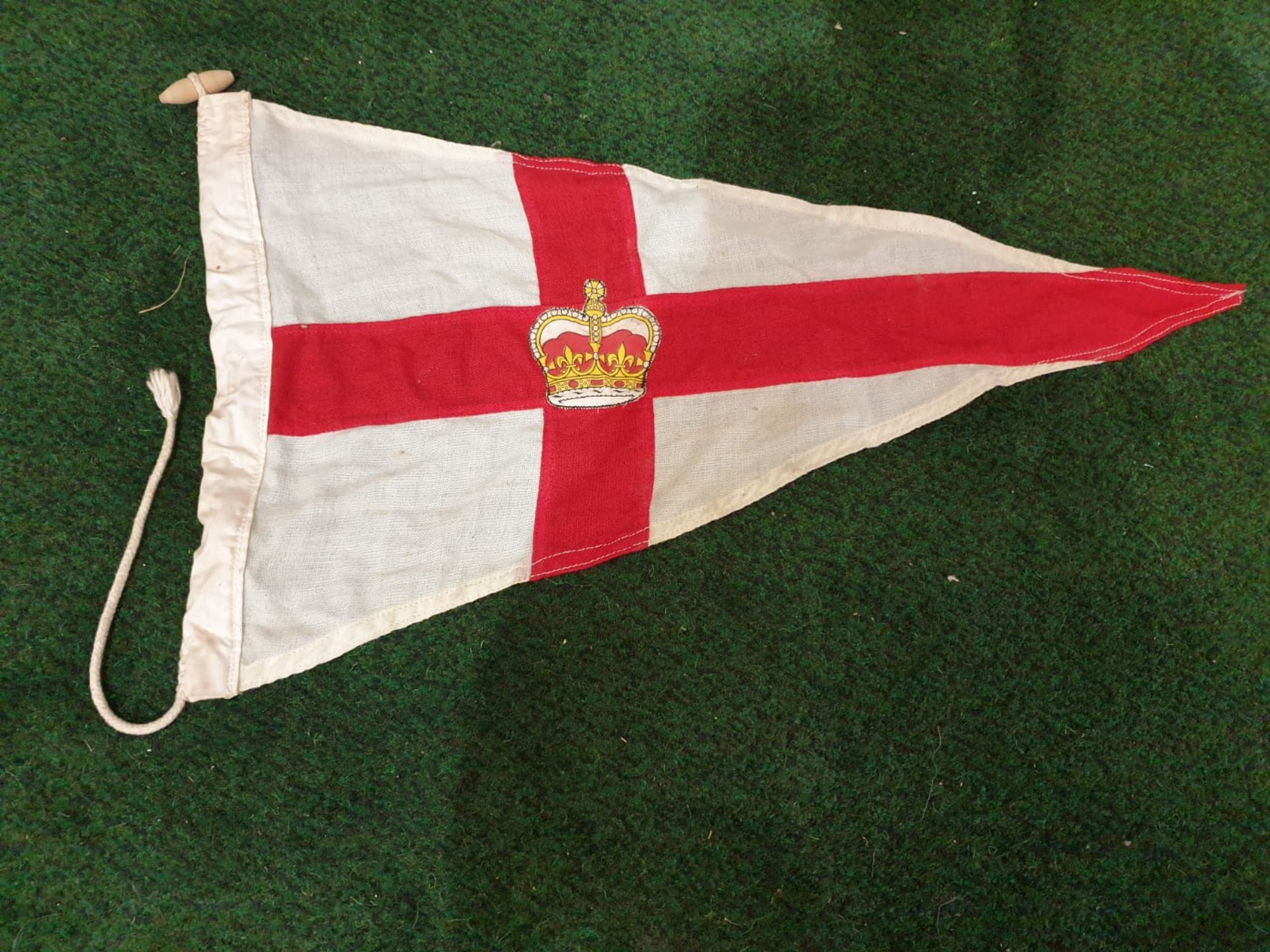 Vintage St Georges pennon flag - Image 2 of 2