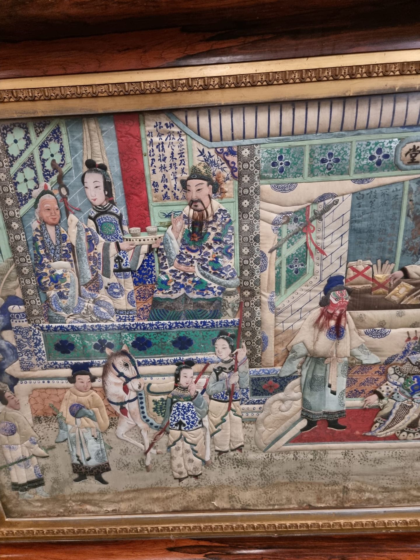 Asian & Middle Eastern Art / Chinese Art Chinese embroidered artwork In excellent condition. - Image 13 of 17