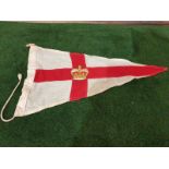 Vintage St Georges pennon flag