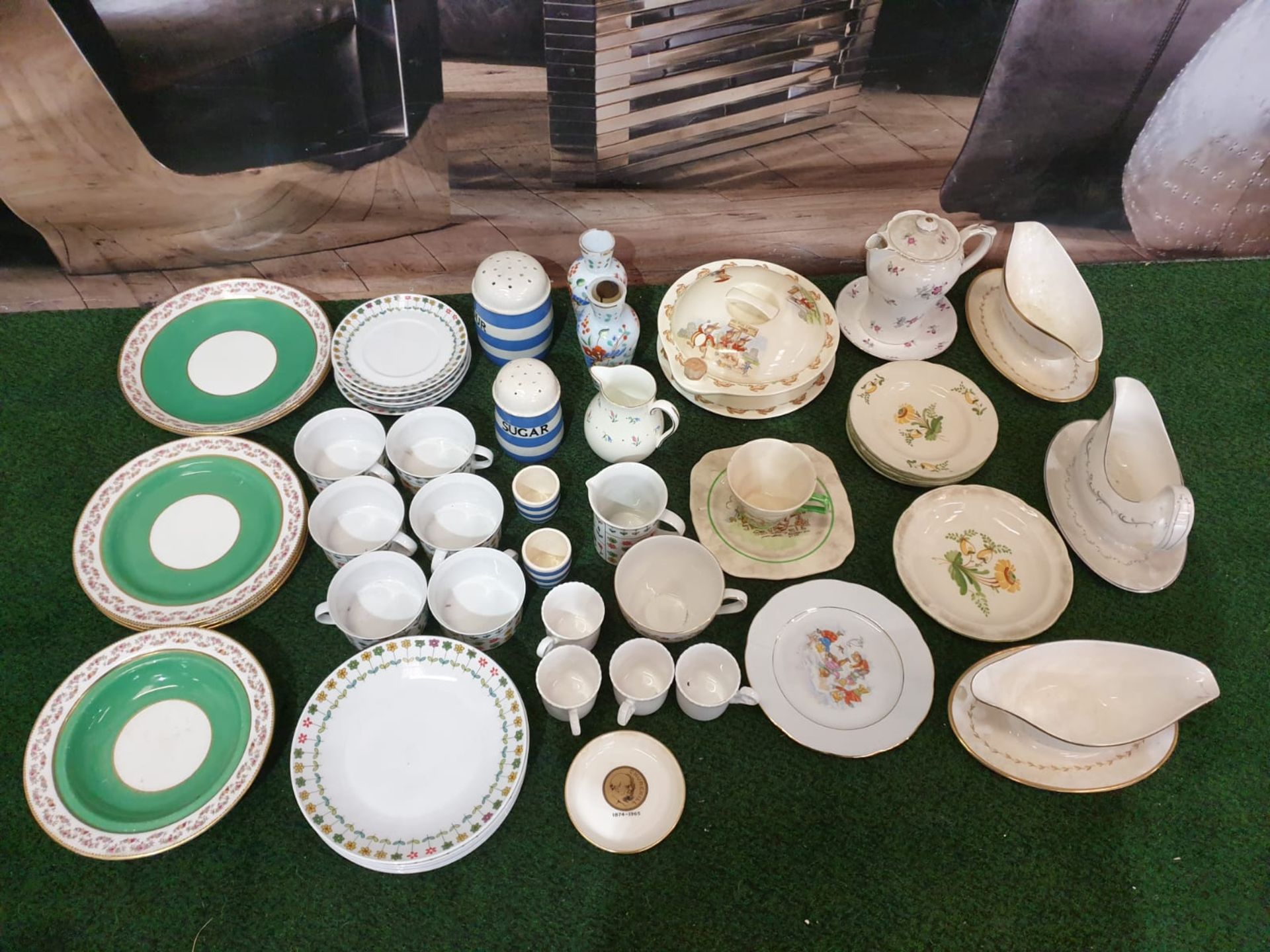 A Large quantity of tableware various patterns and manufacturers including Royal Doulton, Shelley, H - Image 3 of 15