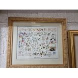 Framed Print How Time Flies Tim Bulmer Hand Signed Open Print  - Tim was born in Northumberland in