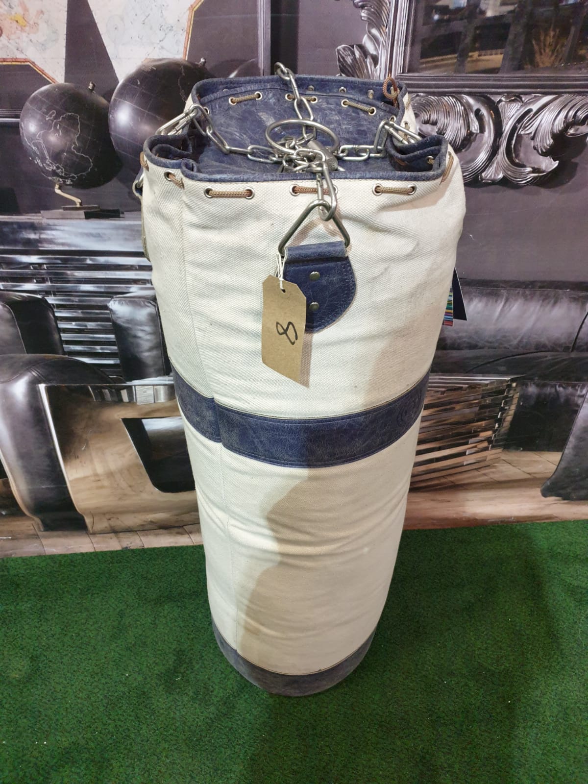 Timothy Oulton Boxing Punch Bag Add some style to your gym or training area or even as a - Image 2 of 4