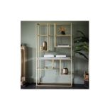 Pippard Open Display Unit Champagne Introduce Sleek Style To Your Room With This Stunning Pippard