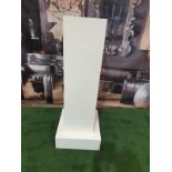 White Composite Plinth For Statues 48 X 43 X 120cm (ST38)