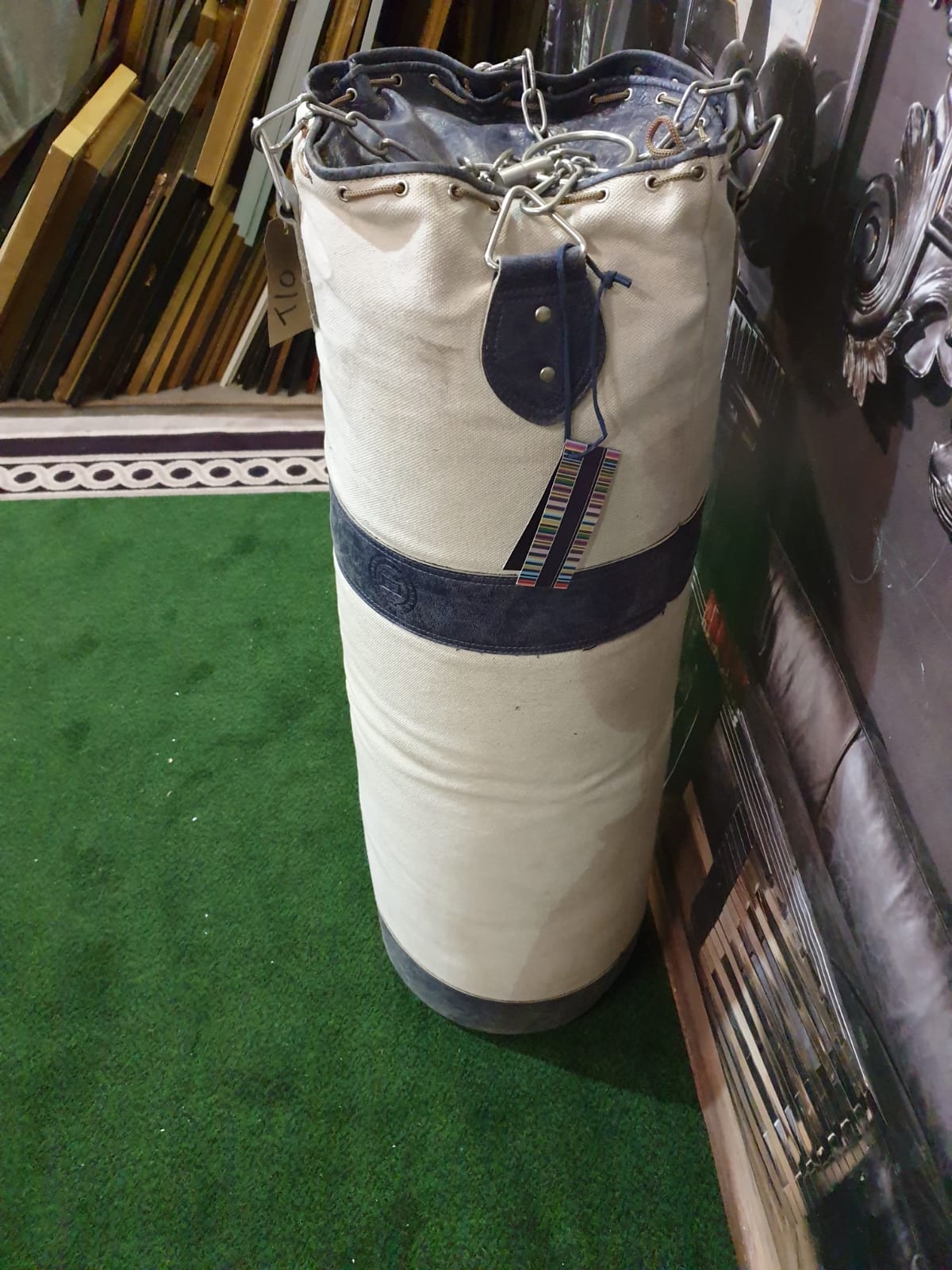 Timothy Oulton Boxing Punch Bag Add some style to your gym or training area or even as a